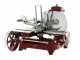 BERKEL B3 - Flywheel Meat Slicer With Pedestal With 300 mm Chrome-Plated Steel Blade - Red