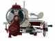 Berkel Tribute Red - Flywheel Meat Slicer With Stand - 300 mm Hard-Chrome Steel Blade