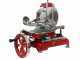 Berkel Tribute Red - Flywheel Meat Slicer With Stand - 300 mm Hard-Chrome Steel Blade