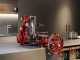 BERKEL B114 - Flywheel Meat Slicer With Stand - 320 mm Chrome-Plated Steel Blade - Red