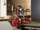 BERKEL B114 - Flywheel Meat Slicer With Stand - 320 mm Chrome-Plated Steel Blade - Red