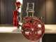BERKEL B114 - Flywheel Meat Slicer With Stand - 320 mm Chrome-Plated Steel Blade - Red