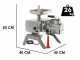 Tre Spade Toollio F95002/G - Electric Meat Mincer with Grater - 750W - Three-phase