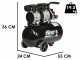Fiac SUPERSILENT 24/1 - 24 lt oilless silenced electric compressor - 1 HP motor