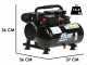 Fiac SUPERSILENT 6/1 - Compact portable electric air compressor 1HP - 6 lt
