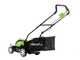 Greenworks G40LM35K2 - Battery-powered Lawn Mower - 40V/2Ah - 35 cm cut