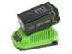 Greenworks GD40CS15K4 - 40V 4Ah Battery-powered Electric Chainsaw- 35 cm Blade