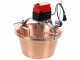 NuovaFac Cuoca Automatica - Hammered Copper Electric Induction Pot - 14L - 30W