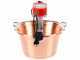 NuovaFac Cuoca Automatica -  Hammered Copper Electric Induction Pot - 9L - 5W