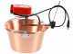 NuovaFac Cuoca Automatica -  Hammered Copper Electric Induction Pot - 9L - 5W