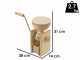 Komo HAND MILL - Solid Maple Manual Stone Flour Mill