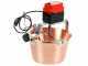 NuovaFac Cuoca Automatica - Hammered Copper Electric Induction Pot - 9L - 24W