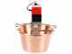 NuovaFac Cuoca Automatica - Hammered Copper Electric Induction Pot - 9L - 24W