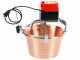 NuovaFac Cuoca Automatica - Hammered Copper Electric Induction Pot - 9L - 24W