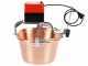 NuovaFac Cuoca Automatica - Hammered Copper Electric Induction Pot - 9L - 24W