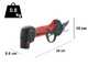 Blue Bird PS 22-23 Twin - Electric Pruning Shears - 2x 8.4V 2Ah - 23mm Cutting diameter