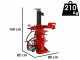 Ceccato BULL SPLET12FDP - Hybrid log splitter - Electric and tractor-driven - Vertical