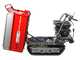 GeoTech Pro GeoPorter 630E Hydro - Tracked wheelbarrow - Hydraulic extension skip 600Kg