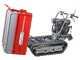GeoTech Pro GeoPorter 630E Hydro - Tracked wheelbarrow - Hydraulic extension skip 600Kg