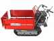 GeoTech Pro GeoPorter 630E Hydro - Tracked wheelbarrow - Hydraulic extension skip 600Kg