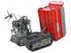 GeoTech Pro GeoPorter 630E Hydro - Tracked wheelbarrow - Hydraulic extension skip 600Kg