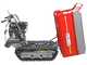 GeoTech Pro GeoPorter 630E Hydro - Tracked wheelbarrow - Hydraulic extension skip 600Kg