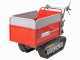 GeotechPro GeoPorter 630E Hydro - Tracked wheelbarrow - Hydraulic extension skip 600Kg