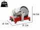 Celme ALFA 250 Red - Slicer with 250 mm steel blade