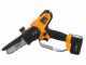 Volpi KVS5500 Manual Battery-powered Pruner - 14.4 V 4Ah Batteries