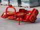 AgriEuro Fu TOP 138 M Tractor-mounted Flail Mower with Manual Shift - Light Series - 20 Hammer Flails - Counterclockwise PTO (left-hand rotation)
