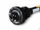 AgriEuro RS 105 Medium size Tractor Rotary Tiller model - manual side shift kit included - Counterclockwise PTO (left-hand rotation)