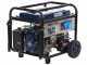 BullMach AMBRA 13800 E - Petrol-powered Wheeled Generator with Single-phase 10 kW AVR - ATS Panel Included
