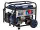 BullMach AMBRA 13800 E-3 - Petrol-powered Wheeled Generator with 10 kW AVR - DC 9 kW Three-phase