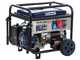 BullMach AMBRA 13800 E-3 - Petrol-powered Wheeled Generator with 10 kW AVR - DC 9 kW Three-phase + ATS