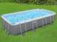 Bestway Power Steel Rectangular 56466 - 594x314x122 cm - Above-ground pool