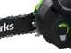 Greenworks GD48CS36K4 - 48V 4Ah Battery-powered electric saw - 36 cm Blade