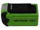 Greenworks GD40PSHK2 - Pruner/Hedge trimmer on extension pole - 2 x 2Ah 40V