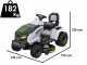 EGO TR4201 E - Battery-powered Riding-on Mower - 56V / 40Ah