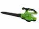 Greenworks GD40BVII - Blower - Cordless Vacuum Cleaner - BATTERY AND BATTERY CHARGER NOT INCLUDED
