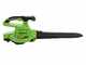 Greenworks GD40BVII - Blower - Cordless Vacuum Cleaner - BATTERY AND BATTERY CHARGER NOT INCLUDED