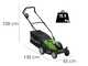 Greenworks G48LM36K2 - Battery-powered Lawn Mower - 48V/2Ah - 36 cm cut