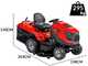 Snapper RTX122 - Lawn Tractor - Briggs&amp;Stratton 724cc - Grass Collector - Mulching