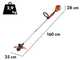 Worx WG183E - Battery-powered Brush Cutter - 40V - 2x 2Ah