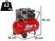 Fiac AB 100/3 MC R3000 FC - Electric Belt Driven Air Compressor - 3 HP  Motor- 100 lt