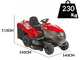 Castelgarden PTX 230 HD - Lawn Tractor with Grass Collector - Hydrostatic Transmission