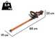 Worx WG264E - Battery-powered Hedge Trimmer - 20V/2Ah - 56 cm blade