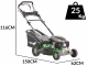 GreenBay GB-LM 46 S - Trailed mower - 4-in-1 - 170cc petrol engine