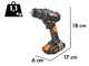 Worx WX100 - Battery-powered Drill/Screwdriver - 20V/2Ah