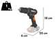 Worx WX370.9 - Battery-powered Hammer Drill Screwdriver - WITHOUT BATTERY AND BATTERY CHARGER