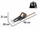 Worx Nitro WG263E - Battery hedge trimmer - 20V/4Ah - 57 cm blade